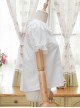 Evening Star Series White Cotton Embroidery Doll Collar Sweet Lolita Short Sleeve Shirt