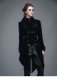 Steam Punk Gothic Medium Length Slim Fit Women's Velveteen Tuxedo