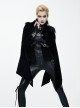 Gothic Irregular Bat Type Cloak Women's Thickened Hooded Coat