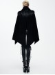 Gothic Irregular Bat Type Cloak Women's Thickened Hooded Coat