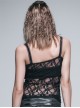 Steam Punk Sexy Straps Black Lace Vest