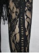Steampunk Gothic Black Hollowed Out Lace Fake Two Pieces Leggings