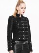 Gothic Punk Slim Thicken Retro Black Short Jacket