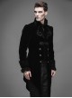 Steam Punk Gothic Medium Length Slim Fit Men's Velveteen Tuxedo