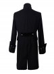 Steampunk Gothic Chinese Style Men' Long Coat Visual Chinese Tunic Suit