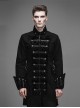 Steampunk Gothic Chinese Style Men' Long Coat Visual Chinese Tunic Suit