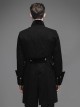 Steampunk Gothic Chinese Style Men' Long Coat Visual Chinese Tunic Suit