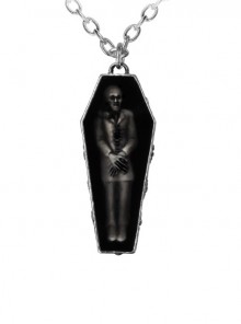 Punk Gothic Retro Zombie's Rest Pendant Necklace