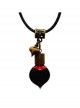 Dracula Vows Retro Edition Gothic Vampire Blood Vial Earl's Heart PU Choker