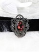 Black Pleuche Retro Gothic Lolita Necklace