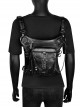 Steam Punk Retro Unisex Black Inclined Shoulder Bag