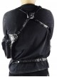 Steam Punk Retro Unisex Black Inclined Shoulder Bag