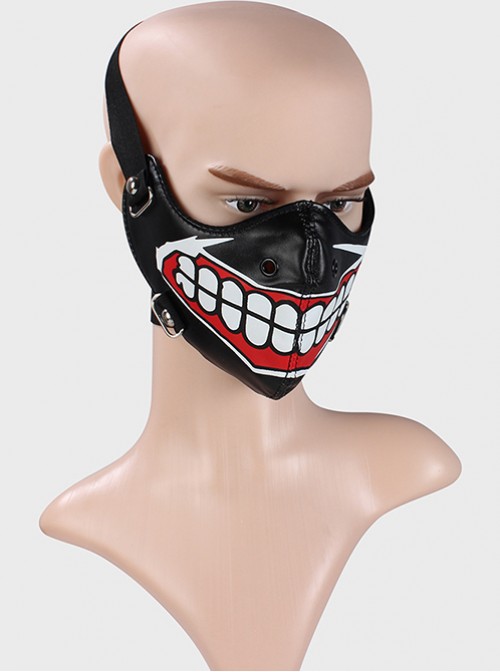 Punk Clown's Toothy Smile Unisex Mask