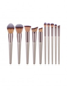 10 Champagne Golden Makeup Brushes Set Little Grape Makeup Brush Eye Brush