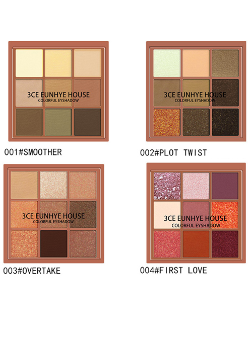 3CE EUNHYE HOUSE Charm Colorful Eyeshadow Autumn Winter Series 9 Colors Eyeshadow Palette