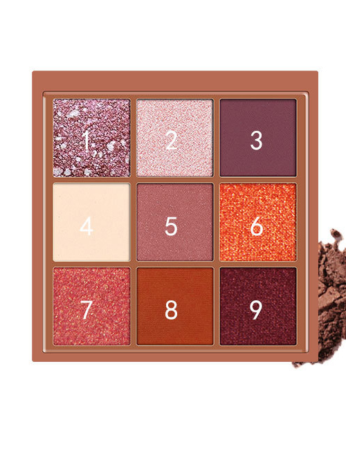 3CE EUNHYE HOUSE Charm Colorful Eyeshadow Autumn Winter Series 9 Colors Eyeshadow Palette