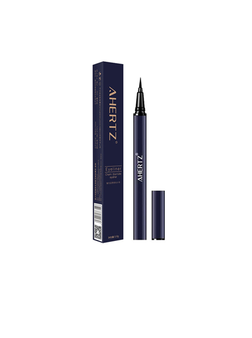 [Warm Water Can Remove Makeup] Blue Tube Waterproof Eye Liner