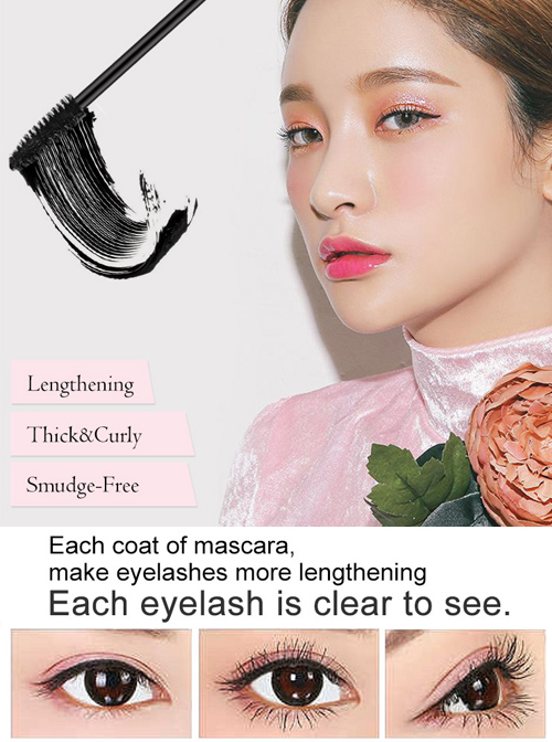 Beauty QIC Starry Waterproof Black Eyeliner Mascara Set