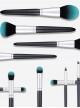 10 Blackish Green Makeup Brushes And A Firefly Brush Bag Set