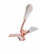 A4 Rose Gold Plating White-gray Handle Wide-angle Eyelash Curler