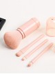 4-in-1 Retractable Makeup Brush Portable Makeup Brush