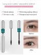 QIC Dense Curling Two In One Silver Tube Double Brush Head Double Effect Mascara