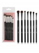 7 Cosmetic Brushes Pony Hair Eyeshadow Brushes Set Full Eye Makeup Set