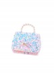 Sequin Bowknot Pearl Portable Messenger Children Chain Bag