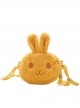 Cute Rabbit Shape Children Short Plush Shoulder Bag