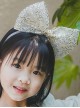 Golden Sequins Big Bowknot Children Hairband