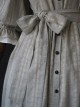 The Grey Sailor Collar Petals Pure Cotton Dress