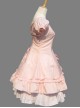 Pink Cotton Princess Hort Sleeve Dress Match The Cake Skirt