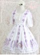 Blue Light Sweet Series Lovely Print Dress