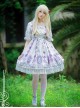 Blue Light Sweet Series Lovely Print Dress