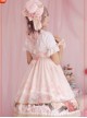 Pink Clock Chess Meeting Notes  Dress Skirt Straps Cross JSK