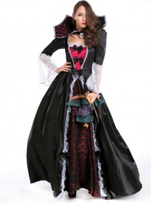 Vampire Halloween Clothing Queen Long Skirts