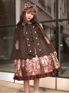 Neverland Lolita,The Traveller In The Wind~ Lolita Cape -4 Colors Available