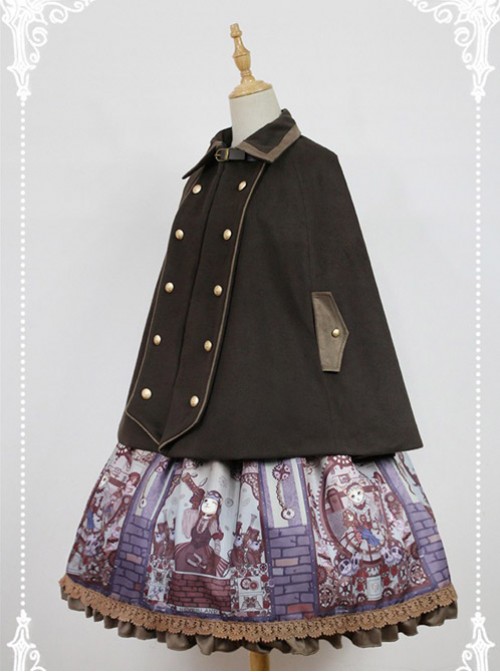 Neverland Lolita,The Traveller In The Wind~ Lolita Cape -4 Colors Available