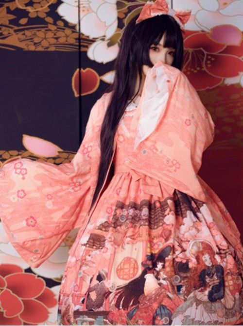 Romantic Fantastic Tale, Kimono Style Lolita Coat