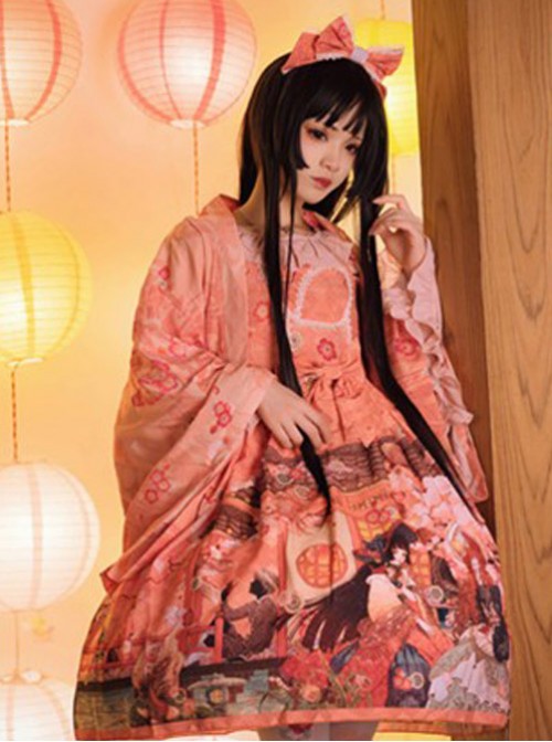 Romantic Fantastic Tale, Kimono Style Lolita Coat