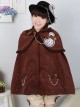 Dream of Lolita Brown Winter Cape