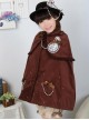 Dream of Lolita Brown Winter Cape