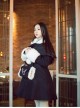 Princess Faith Elegant Lolita Long Coat with Detachable Cape