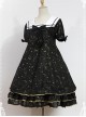 Sailor Collar Three Layers Skirt Hemline Casual Lolita OP - Star Signs Kindergarten by Souffle Song