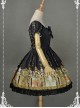 Black Sweet Bowknot Decorated Neckline Short Lolita Dress