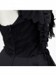 Dark Ballet Floral  Fairy Skirt Gothic Lolita JSK with Detachable Cape