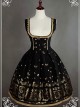 Black Tight Lace Lolita Vest Skirt