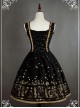 Black Tight Lace Lolita Vest Skirt