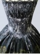 Black Grey Meteorite Magic Printed  Lolita Dress