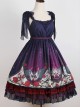 Dark Purple Night Elf Elegant Gothic JSK